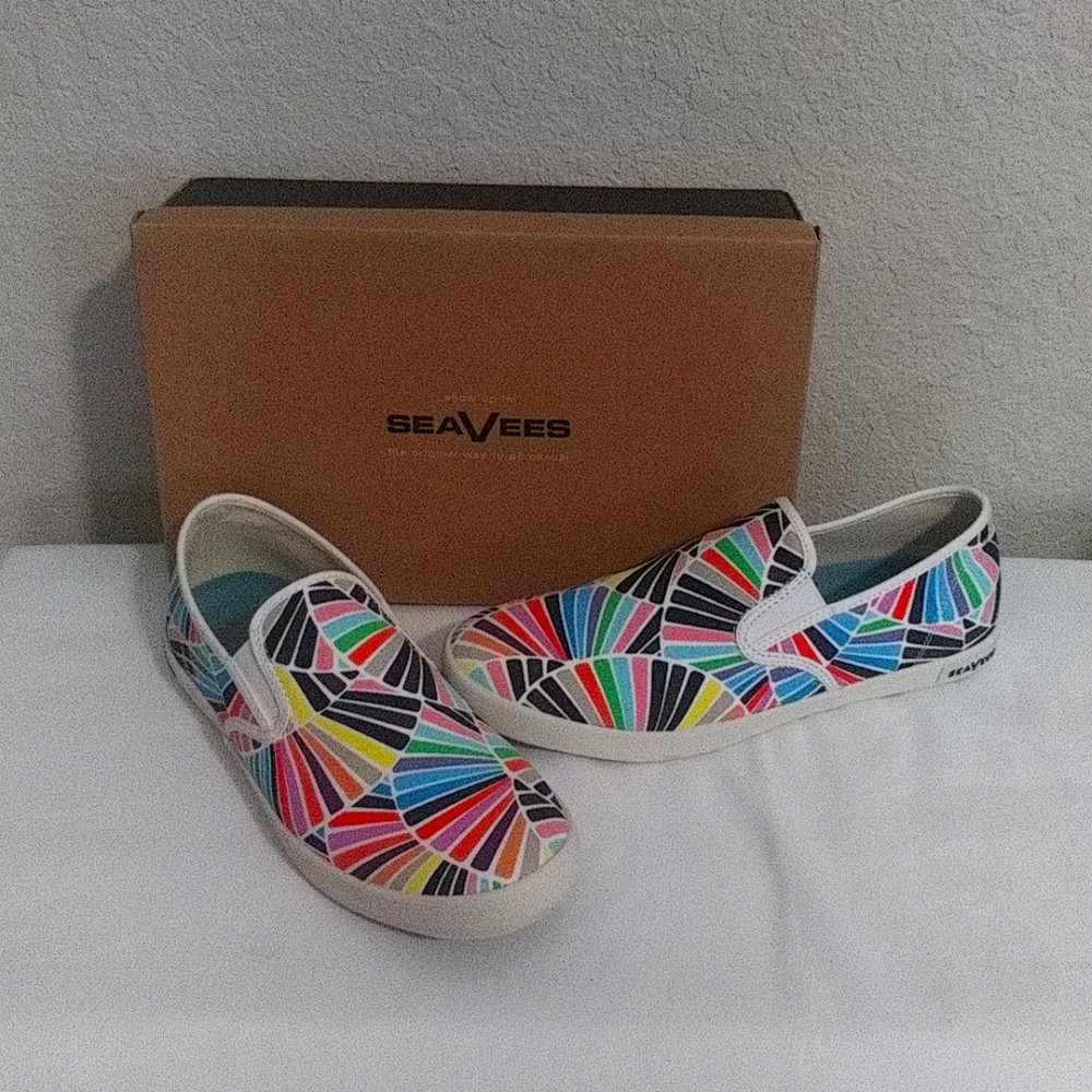 Savers Baja Slip On Canva Sneakers